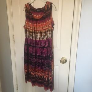 Multicolor Sleeveless Dress